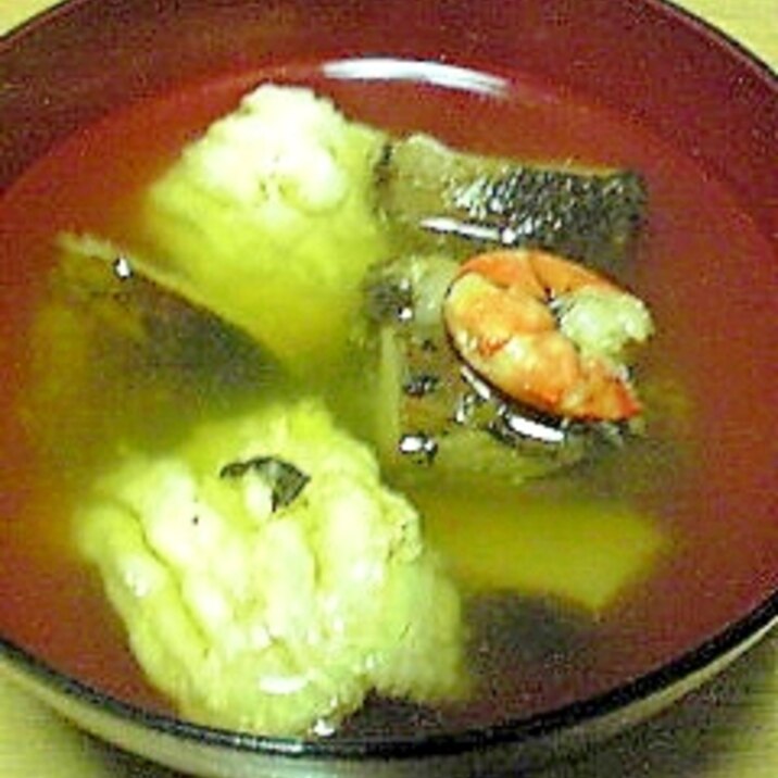松茸と鱧のお吸い物:12